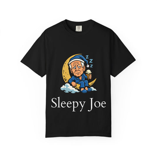 Sleepy Joe Cartoon T-Shirt — Funny Sleepy Moon Graphic Tee